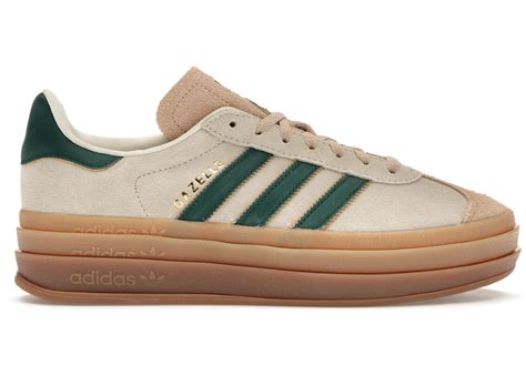 adidas gazelle bold beige grün|adidas gazelle beige women's.